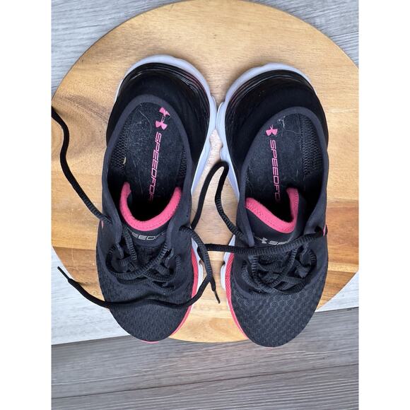 Under Armour Womens SpeedForm Intake 2 3000290 Black Running Shoes Sneakers 7.5 - Picture 9 of 10